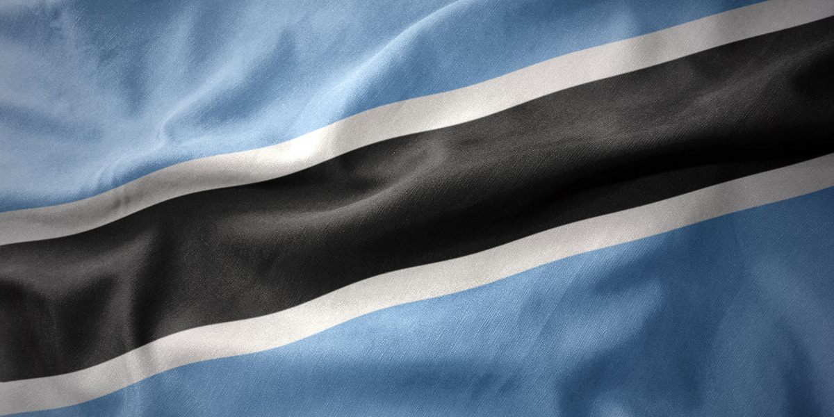 Flagge von Botswana